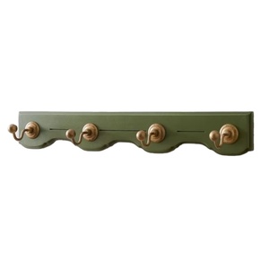 Trending Green Wooden <b>Wall</b> <b>Hook</b> Rack Decorative Coat Hanger Organizer Home Stylish Durable Practical Unique - Product Image 1