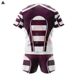 Uniforme de Rugby Sublimado para Hombre, Nuevo, al por Mayor, con Diseño Impreso y Pantalones Cortos, Uniforme de Rugby Profesional - Product Image 5