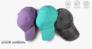 Washed Plain Vintage Baseball Cap Polyester Adjustable Twill Bulk Low Profile Classic Dad Hat 3D Embroidery Chains for Men Women - Product Image 5