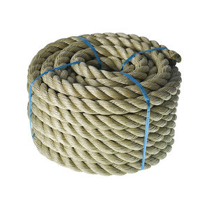 Cordage en corde <span class=keywords><strong>de</strong></span> ProManila torsadée, 3 brins, corde synthétique en polypropylène pour usage intérieur et extérieur, sports, <span class=keywords><strong>marine</strong></span> - Product Image 1