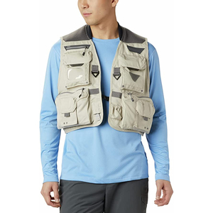 <span class=keywords><strong>Gilet</strong></span> Tattico <span class=keywords><strong>Beige</strong></span> da <span class=keywords><strong>Uomo</strong></span> con Tasche Multiple, Traspirante, per Attività all'Aperto, Stile Casual Estivo - Product Image 1