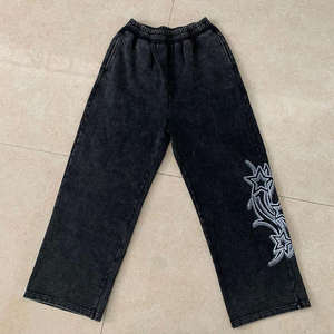 Pantalones Vaqueros Casuales Personalizados de Estilo Urbano con Tela de Poliéster/Algodón Ecológica, Diseño Ligero para Hombre - Product Image 4