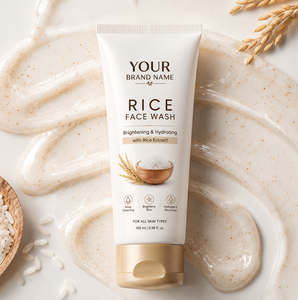 Nettoyant Visage Hydratant et Éclaircissant à l'Extrait de Riz Naturel, Contrôle du Sébum, Usage Quotidien, Marque Privée, Vente en Gros - Product Image 2
