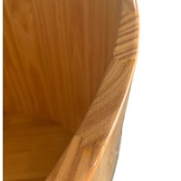 Envi Hot Tub EV01T Baignoire en bois de pin ronde avec 40 jets, autoportante, prix abordable pour la vente en gros, fabriquée au Vietnam