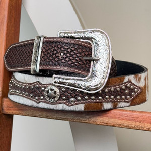 Ceintures en cuir de vachette Western scintillant de créateur Vente en gros de haute qualité cristal unisexe diamant strass usiné à la main cristal - Product Image 6