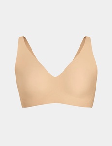 Women's Seamless <b>Wire</b>-Free <b>Bra</b> Solid Color Knitted Racerback Comfort Fit Everyday Style - Product Image 2