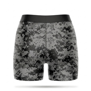 <b>Men's</b> <b>Compression</b> <b>Shorts</b> Mid Waist Breathable Quick Dry 100% Polyester Canvas Drawstring Closure Sporty Style - Product Image 2