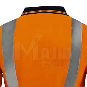 Chemises polo de travail pour hommes, confortables, respirantes, à manches courtes, uniformes pour la construction et l'usine, chemises polo de travail industrielles - Product Image 6