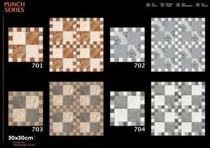 Carreaux de sol numériques haut de gamme pour extérieur, en céramique mate, 300x300mm (30x30cm, 12x12 pouces) pour allées, terrasses et parkings - Product Image 3