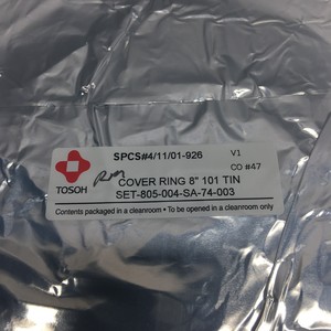 TOSOH SET-805-004-SA-74-003 ANILLO DE CUBIERTA, 152836 - Equipo y Piezas de Semiconductores de Confianza de Tradicción Global - Product Image 3