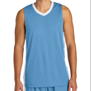 Maillot de basket-ball personnalisé pour hommes, avec nom et numéro, chemise de sport sans manches, respirante, à séchage rapide, uniforme d'équipe, entraînement - Product Image 1