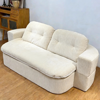 Canapé deux places en tissu compressé sous vide, pliable, convertible, modulaire, pour salon, petits espaces, amovible, lavable, idéal pour la détente