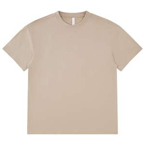 T-shirt Oversize Personnalisé Haut de Gamme 220 g/m² en Polyester/Coton Écologique Lourd avec Épaules Tombantes pour Impression - Product Image 2