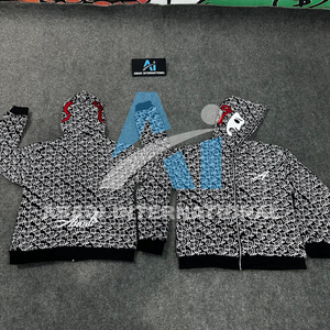 New Design High Quality Full Zipper Screen Printing Asali Hoodies <b>Men</b> Custom Color & Design Screen Print Asali-Hoodies <b>for</b> <b>Mens</b> - Product Image 1