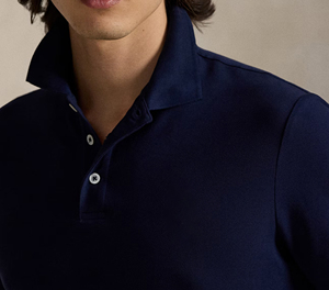 Chemises polo unisexes en coton de haute qualité, personnalisées, avec fermeture éclair, tissu respirant, style streetwear, prix de gros. - Product Image 4