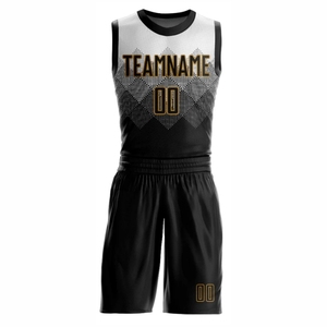 Uniforme de basket-ball pour hommes en tissu léger, doux, respirant, à séchage rapide, manches courtes, durable, 100% polyester - Product Image 3