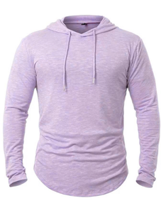 Sudadera con Capucha de Alta Calidad para Hombre, Manga Larga, Secado Rápido, para Entrenamiento, Verano, Casual, Running - Product Image 5
