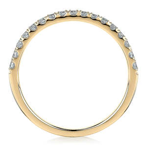 แหวนเพชรทรงบริลเลียนต์ 10K ทองคำขาว เพชรเลี้ยงในห้องปฏิบัติการ 0.25 กะรัต ชุบโรเดียม รับรองโดย IGI ของขวัญสำหรับงานแต่งงาน งานหมั้น งานเลี้ยง - Product Image 5