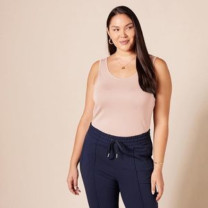 Débardeur court sexy pour femme, coupe ajustée, anti-boulochage, séchage rapide, respirant, tricoté, tendance, pour le sport et les loisirs - Product Image 4