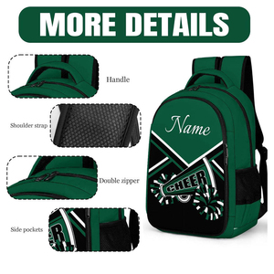 Sacs à dos personnalisés avec nom d'équipe, dos souple, unisexe, pour jeunes et adultes, designs de logo, fermeture éclair de haute qualité, fermeture à fermoir, polyester - Product Image 3
