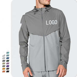 Veste de sport à capuche imperméable et respirante en polaire, bicolore rose et gris, avec fermeture à cordon, bandes réfléchissantes et logo frontal, pour l'hiver - Product Image 4