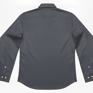 เสื้อเชิ้ตผู้ชายพรีเมียมลำลอง แขนยาว ทรงเข้ารูป ผ้าฝ้ายทวิล 100% สไตล์คลาสสิก สำหรับฤดูร้อน ขายส่งจำนวนมาก - Product Image 6