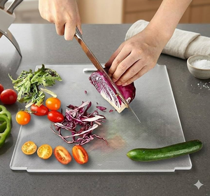 Planche à découper en acrylique transparente en gros pour protéger le comptoir, idéale pour la viande et le pain - Product Image 6