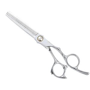 Razor Edge Professional Barber Thinning <b>Shears</b> Finger Rests Stainless Steel Custom Thinning Scissors Hair Salon Supplies - Product Image 1