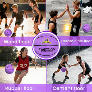 Rubber Bladder New Style <b>Basketballs</b> Quality Made Leather <b>Basketballs</b> Custom Color <b>Basketballs</b> - Product Image 6