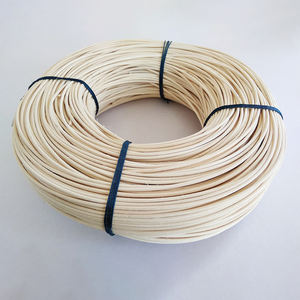 Bobines de rotin blanchies et non blanchies, noyaux de canne naturelle, rouleaux pour applications de meubles et de décoration - Product Image 6