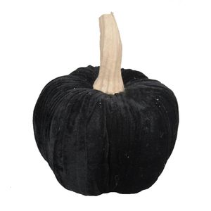 9.5 grande \ "zucca di velluto nero per le vacanze di Halloween forniture Decorative - Product Image 1
