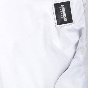 Veste en cuir légère de haute qualité pour homme avec logo personnalisé, style streetwear, col montant, mode printemps-hiver - Product Image 2
