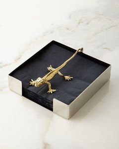 Elegant Solid Brass Napkin Holder Luxury Brass Tissue Holder Stand Handcrafted Brass <b>Table</b> Napkin Holder Antique Finish - Product Image 3