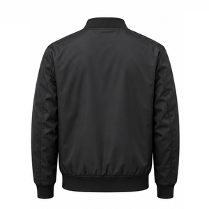 Blouson Bomber Homme Personnalisé Fabricant Grossiste OEM ODM Marque Privée Vêtement d'extérieur Léger Fournisseur en Gros Exportateur Poignets Côtelés - Product Image 2