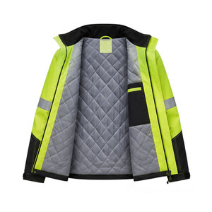 Outdoor Working Jacket High Visibility Reflective <b>Waterproof</b> Windproof Utility <b>Work</b> For Industrial Maintenance And Teams - Product Image 6