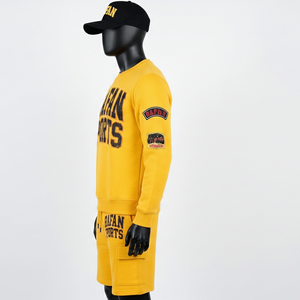 Ensemble sweat-shirt et short pour homme en molleton de coton brossé de haute qualité, toucher doux, logo imprimé personnalisé - Product Image 5