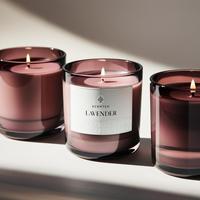 Individuelle Duftkerze aus Sojawachs im Glas mit Logo für Weihnachten, Abschlussfeiern, Verlobungen, Babypartys, tägliche Entspannung, umweltfreundlich