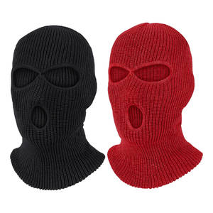 Pasamontañas de Punto Unisex al por Mayor 2026, Color Sólido Negro y Verde, Estilo Deportivo para Adultos, Uso Invernal - Product Image 6