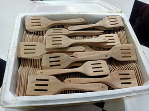 Vintage Wooden <b>Spoons</b> Natural Finish Eco Friendly Kitchenware OEM Production - Product Image 4