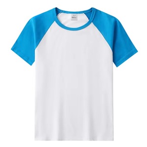 Chemises pour enfants en polyester/coton de haute qualité, style vintage, col rond, manches courtes, longueur normale, tricotées, anti-plis, vente en gros - Product Image 4