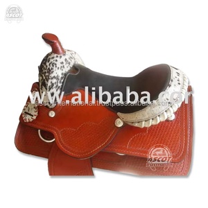 Precio al por mayor hermoso tallado a mano occidental caballo sillín de cuero Stock Sillín para equipo de caballo vendedor indio superior - Product Image 2