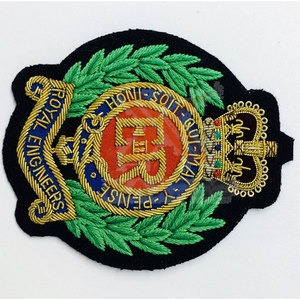 Badges brodés à la main en tissu doux, nouveau style, de qualité supérieure, couleur unie - Product Image 4