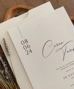 Tarjetas de Invitación de Lujo Personalizadas Más Vendidas con Estampado en Relieve para Invitaciones de Bodas y Eventos, Suministro Disponible en Todo el Mundo - Product Image 6