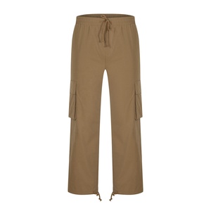 High Quality Men's Summer Casual Pants Solid Color <b>Slim</b> Fit <b>Joggers</b> With Drawstring Customizable Lightweight Thickness - Product Image 6