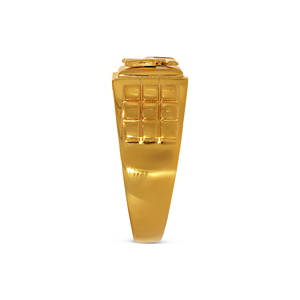 Auspicious Swastik <b>Men's</b> Gold <b>Ring</b> High Quality Gold Plated Swastik Signet <b>Ring</b> <b>for</b> <b>Men</b> Modern Religious Fashion Jewelry - Product Image 4