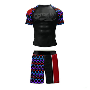 Rashguard de Spandex para BJJ con Logotipo Frontal Transpirable y Estampado por Transferencia Térmica, Personalizado OEM al por Mayor, Ropa de Entrenamiento - Product Image 4