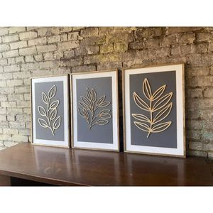 Panel Decorativo de Pared de Madera MDF con Grabado Láser para el Hogar, Letreros de Pared de Madera Únicos - Product Image 1