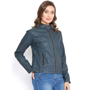 Women's 2026 Autumn New Arrival Retro Style Thickened Motorcycle Leather <b>Jacket</b> Low Price - Product Image 5