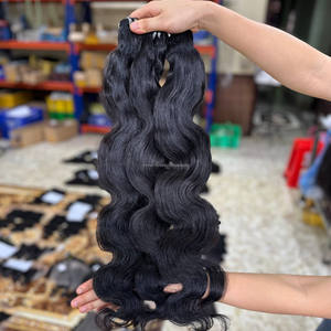 Productos de Cabello Humano al por Mayor, Paquetes de Cabello Virgen Vietnamita con Ondas Corporales y Cierre Frontal de Encaje, Pelucas de Cabello Humano con Frente de Encaje - Product Image 3