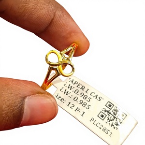22K Solid Gold Infinity Knot <b>Ring</b> for Women Traditional <b>Indian</b> Handcrafted Pure Gold Finger <b>Ring</b> Minimalist Fine Jewelry - Product Image 2